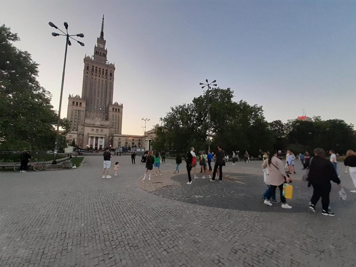 Centrum Zlote Tarasy Metro Rondo Onz Balkon Apartment Warsaw Exterior photo